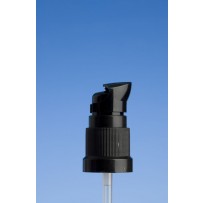 18mm Black Treatment Pump with Black Clip Overcap - Click Image to Close